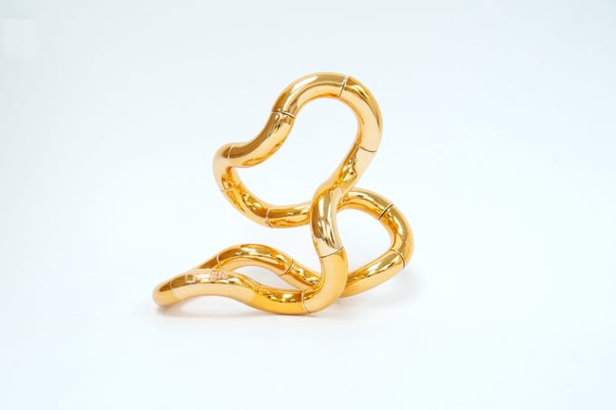 Tangle Metallic Junior - goud - The Original Fidget Toy