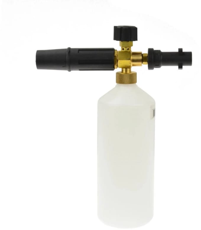 GEKO Foamsproeier 1L - Messing Behuizing - Verstelbare Straal - Bayonet Aansluiting