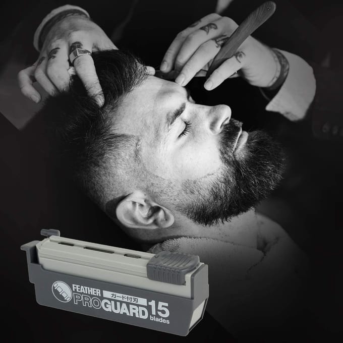 Feather shavette scheermesjes Professional Blades PG-15 Proguard (feather safety razor company)