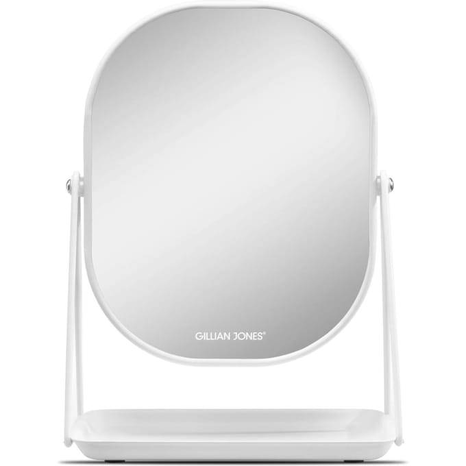 Gillian Jones Table Mirror With Tray White 1 st