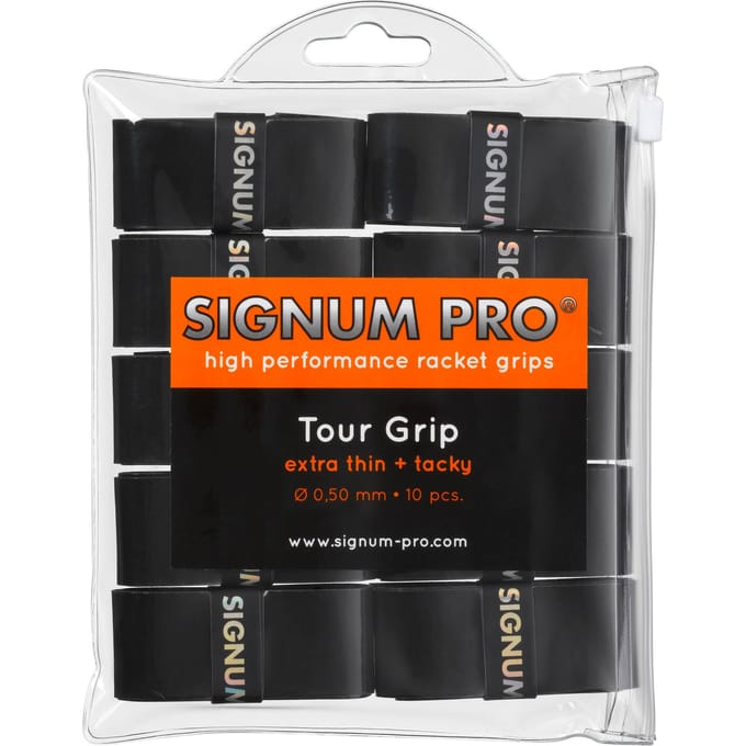 Signum Pro Tour Grip Verpakking 10 Stuks-Zwart