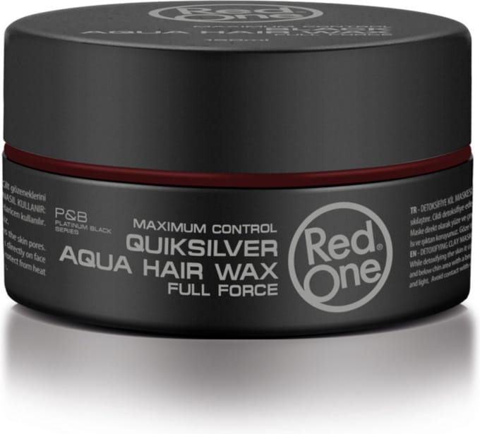 48 x Red One Haarwax - QuickSilver Aqua Hair Wax Full Force 150 ml