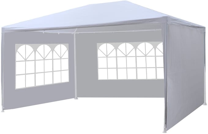 Partytent 3x4m wit budget