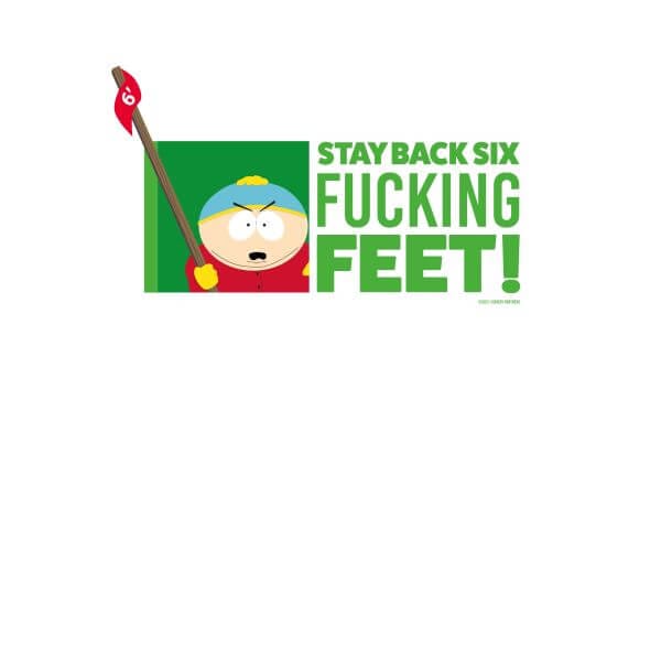 South Park Cartman Six Feet Women's T-Shirt - White - M