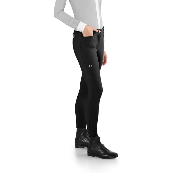 Ego7 Jumping EJ dames rijbroek kneegrip - Black - 42