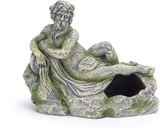 Nobleza Aquarium Decoratie - Grieks Beeld - Aquarium Ornament - 15 x 8,5 x 12 cm