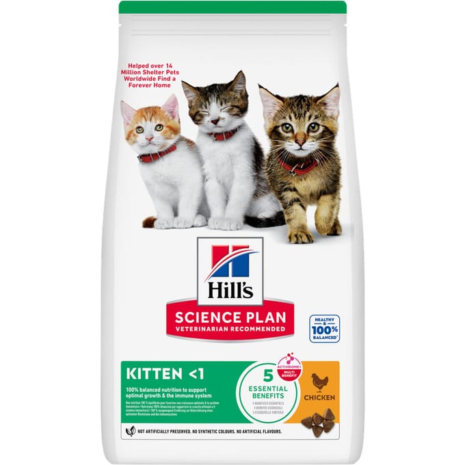 3kg Kitten Healthy Development Kip Hill's Science Plan Kattenvoer