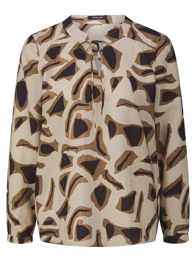 Blouse Van Peter Hahn beige