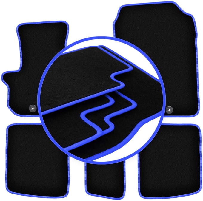 CARLUX-BLUE automatten voor: Toyota IQ hatchback (2009-)