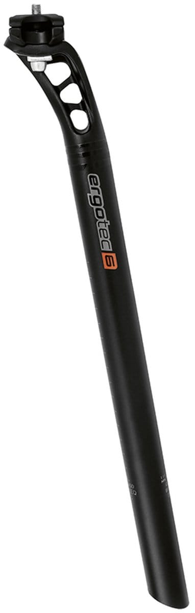 Ergotec Zadelpen Vast Hook Evolution 27.2 X 400 Mm Aluminium Zwart