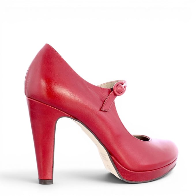 Noë Shoes Nabla Pump Strap Cherry