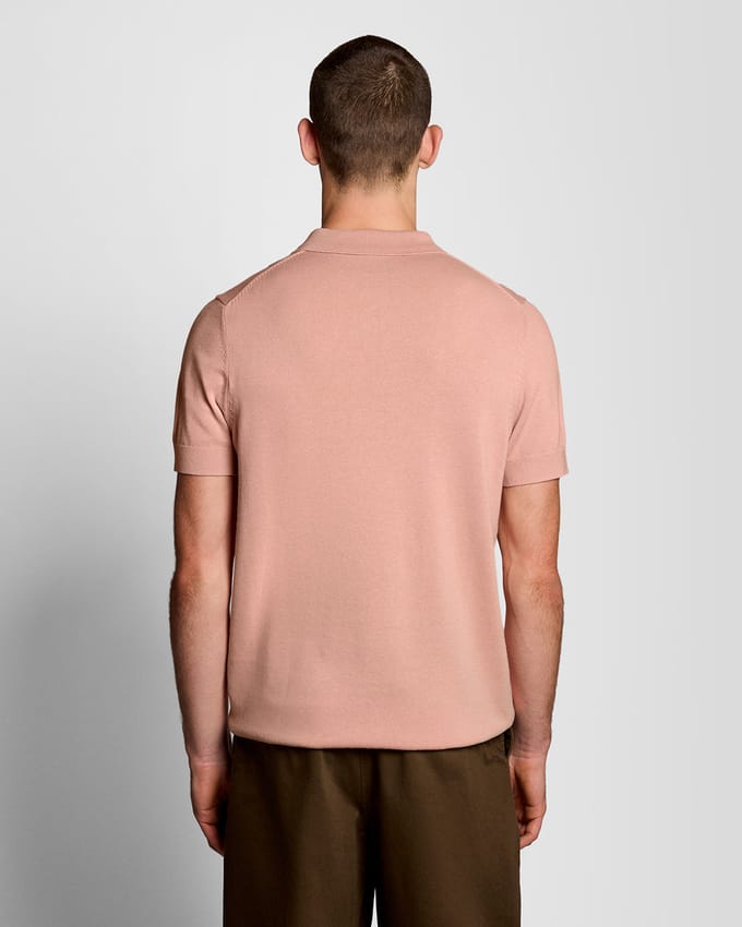 Lyle & Scott Cotton Short Sleeve Knitted Polo