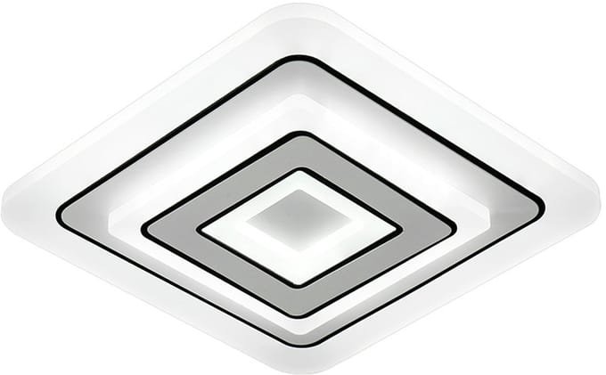 Haobosic Contrast - Plafondlamp - Wit/Zwart dual - 30x30cm - 32W 6000K