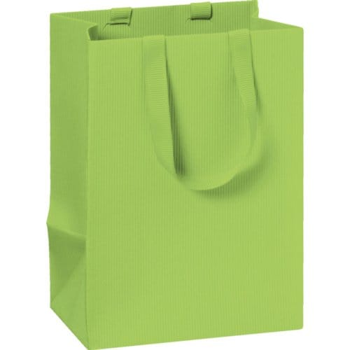 Stewo geschenktasje basic, formaat 10 x 8 x 14 cm., kleur groen