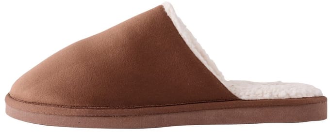 Next - Heren - Pantoffelmuiltjes van microsuède - Bruin