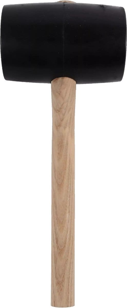 Talen Tools - Rubberen hamer - 1380 gram - Essenhouten steel - 100% FSC