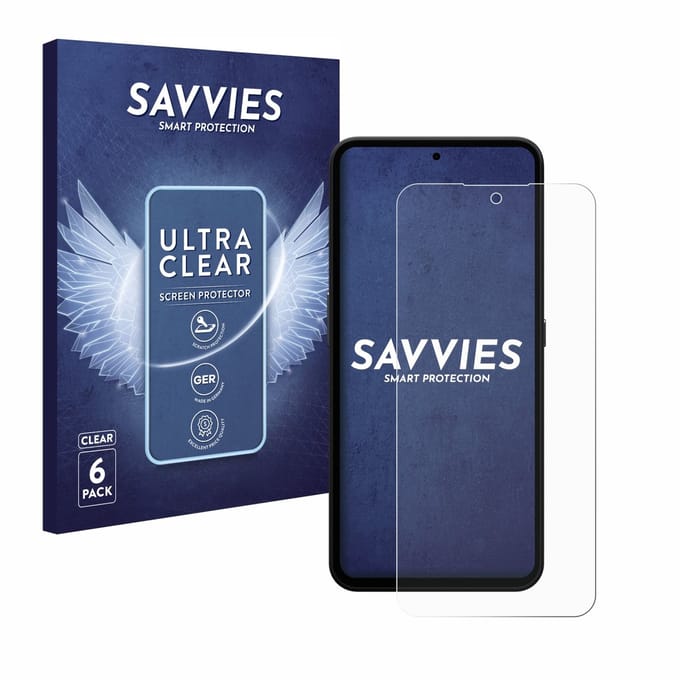 Savvies - Screenprotector voor Nothing CMF Phone 1 - Folie Beschermfolie transparant 6 Stuks