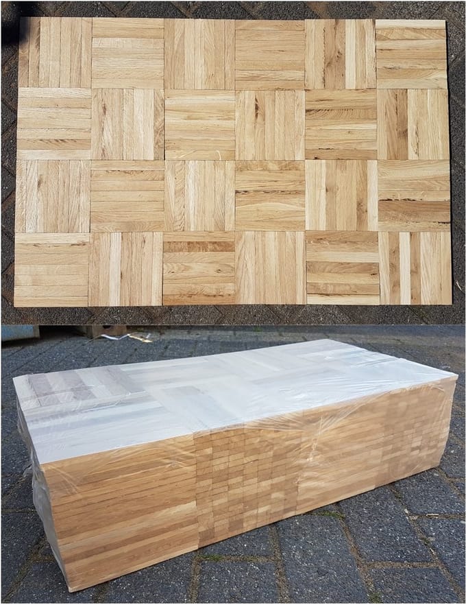 Eiken Mozaïek parket ondervloer 4,09m2 per pak