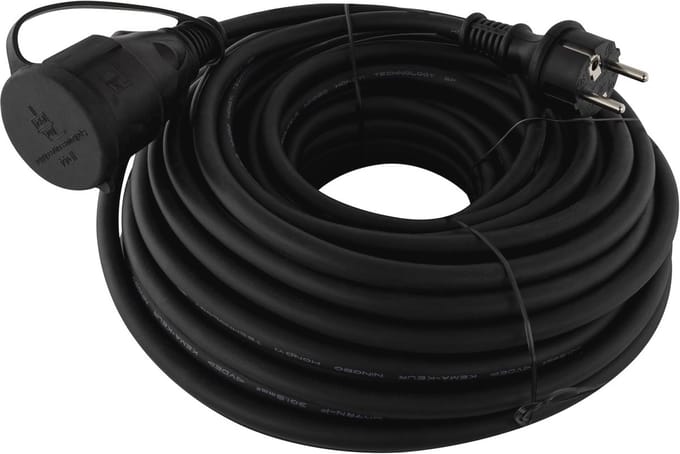 Verlengkabel 25 m Waterdicht Buiten - IP44, 3680W, 16A