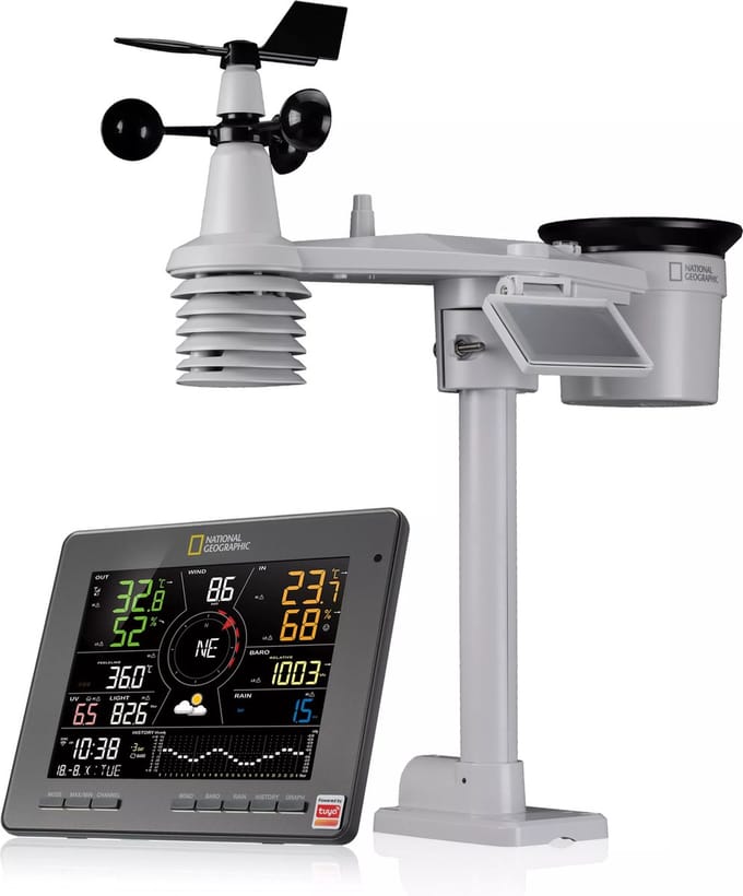 National Geographic Weerstation -Tuya - 7-in-1 Sensor