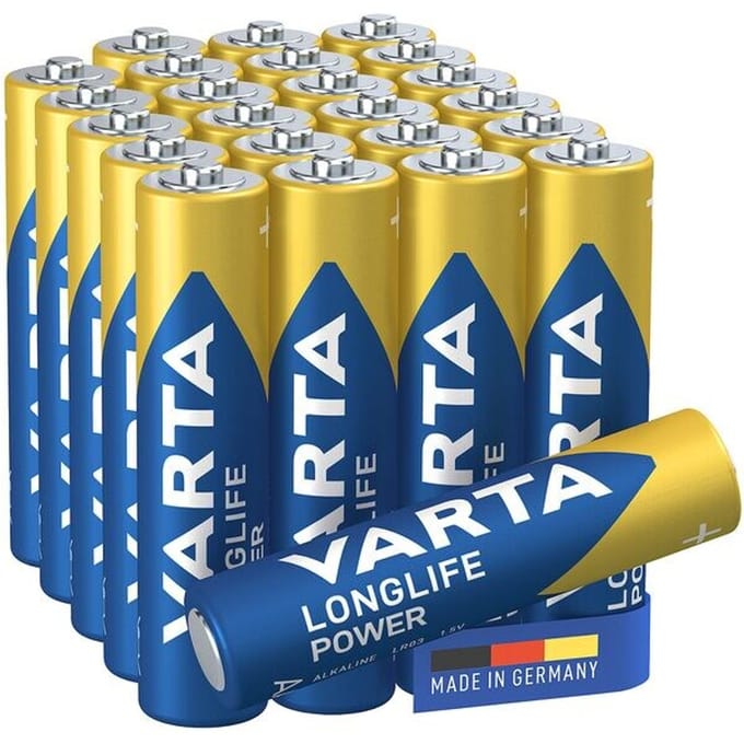 VARTA Longlife Power AAA Cube Pack24 AAA batterij (potlood) Alkaline 1.5 V 24 stuk(s)