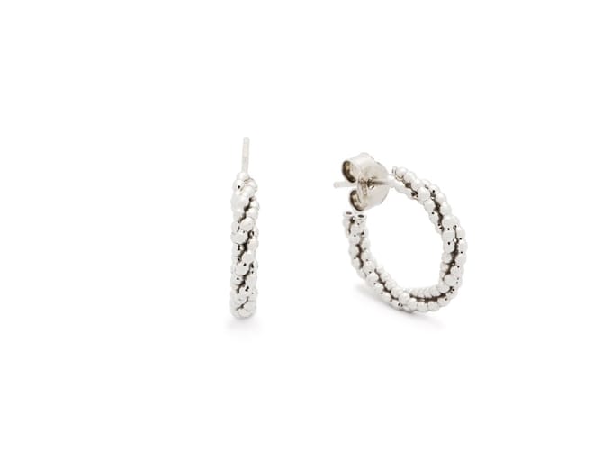 Glow - 107.1426.00 - Oorringen - Zilver - Gerhodineerd - 12mm