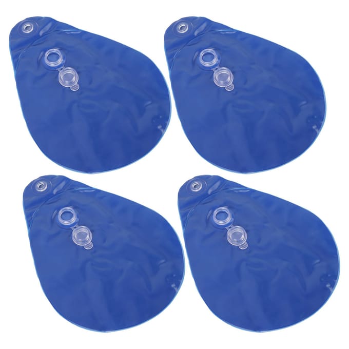 10PCS Poids de couverture de piscine PVC Sac d'eau suspendu pour bâche d'hiver pour piscine hors sol blue