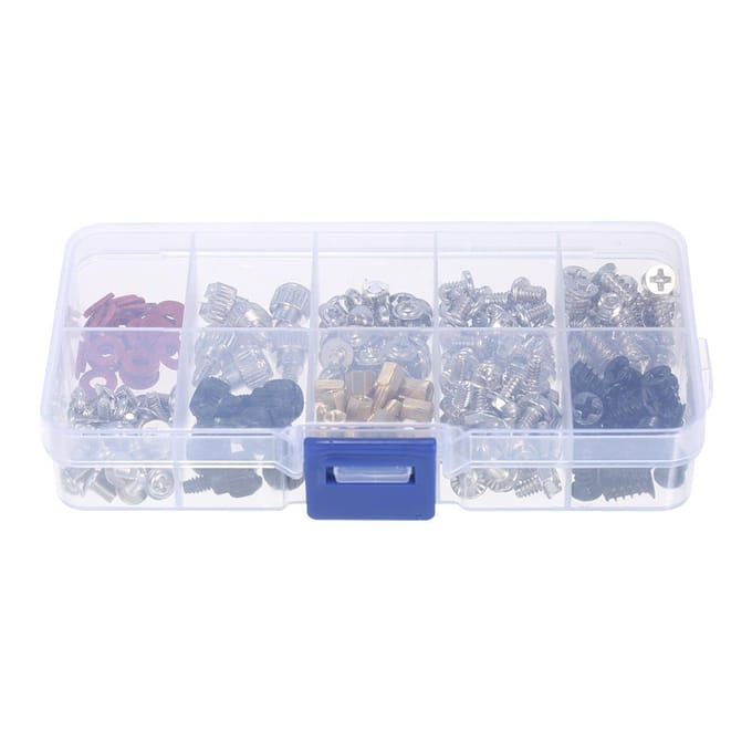 Kit de vis d'ordinateur de base, 228 pièces, jeu de vis de Maintenance pour ordinateur de bureau, pour boîtier d'ordinateur multicolore