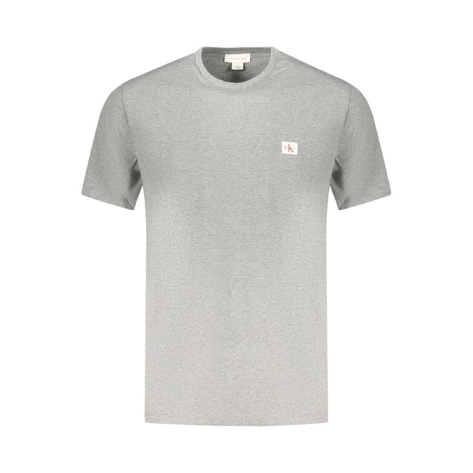 Calvin Klein Grigio Katoenen Heren T-Shirt