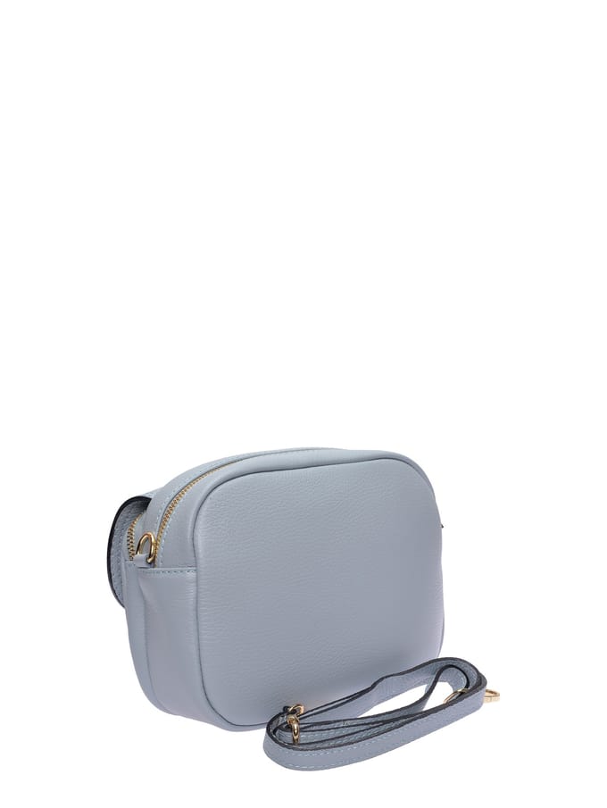 Luisa Vannini Turquoise Rundleer Tas