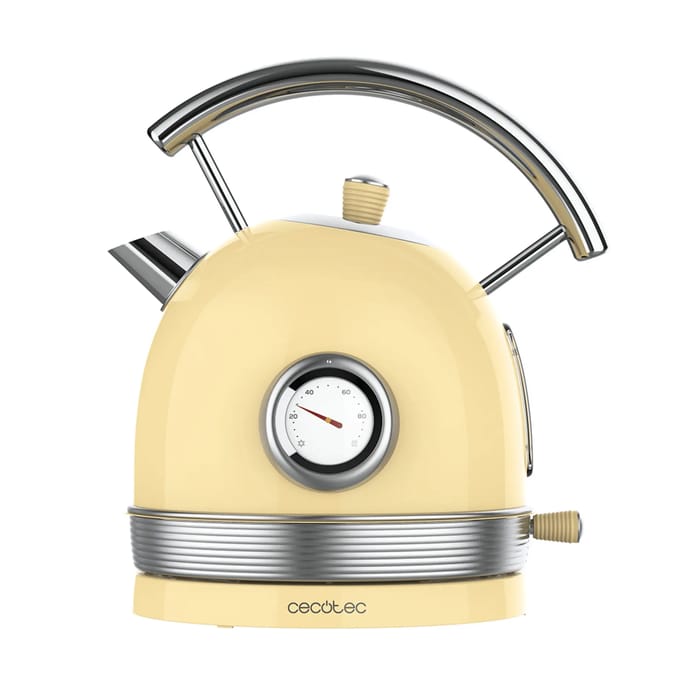Waterkoker Cecotec Thermosense 420 Vintage Light Yellow 2200 W 1,8 L
