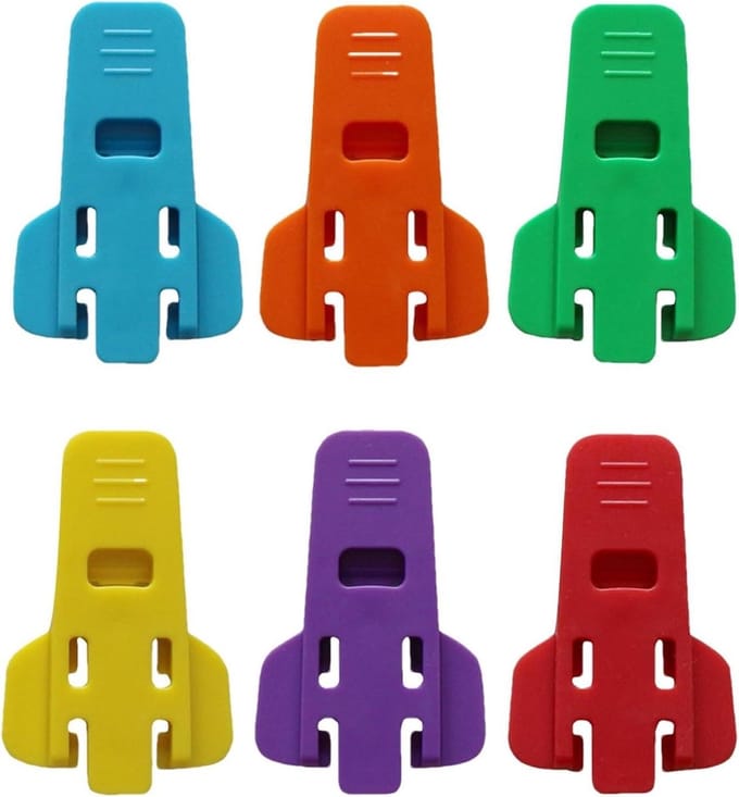 Blikopener Set - Drankopener Tools - Dranken Openen - Beschermt Nagels - 6 Stuks - Gekleurd