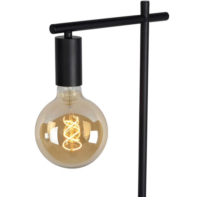 Lucide LEANNE - Vloerlamp - 1xE27 - Zwart