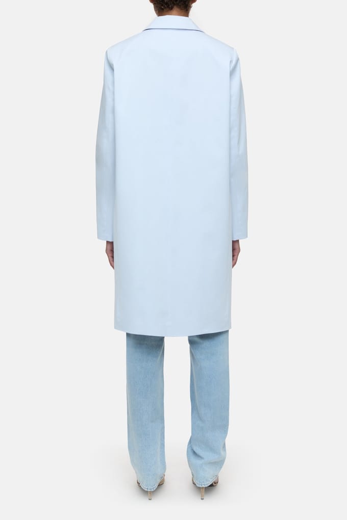 Closed Coat Jacket Soft Blue Maat: M | Lichte Jassen Outlet | Dames | Blauw