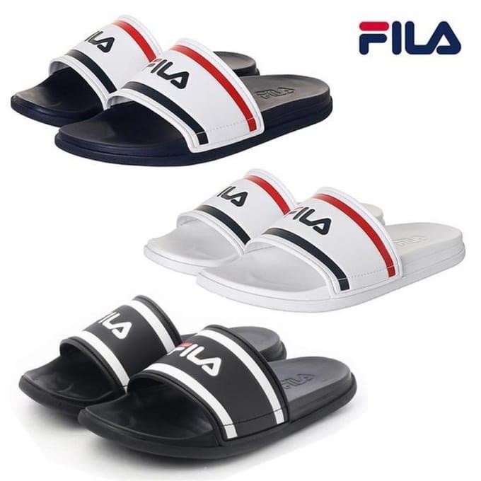 Fila Unisex Slick Tender Line Slipper 1sm00555 3.1 SM00555001 black:240 white