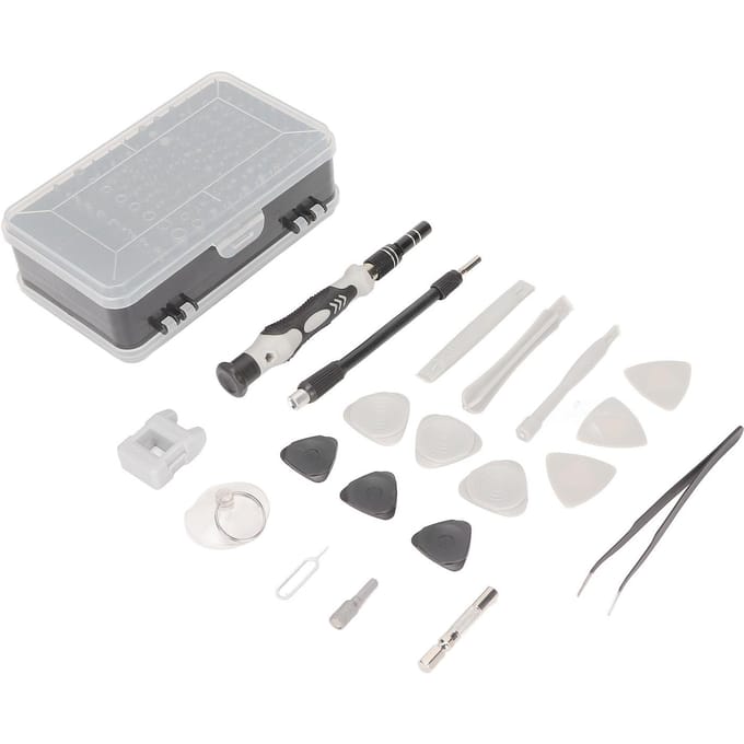 135 in 1 Schroevendraaierset Flexibele Verstelbare Nauwkeurige Schroevendraaierset voor Computer Bril PC gray