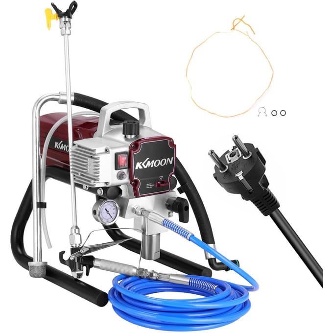 KKmoon Professionele hogedruk airless spuitmachine Elektrisch verfspuit Interne voeding EU Plug veelkleurig