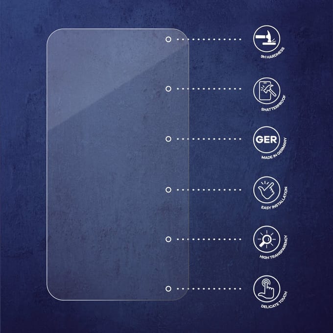 3 Stuks Savvies Screenprotector - geschikt voor Casio Edifice EFK-110D - beschermfolie glas transparant
