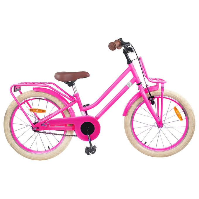 vidaXL - Kinderfiets - 20 - Inch - voor - 6-11 - jaar - oud - Donkerroze