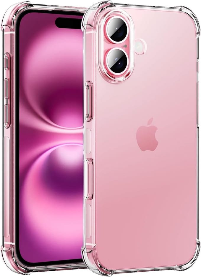 Hoesje geschikt voor iPhone 16 Plus hoesje - Arara shockproof backcover - transparant