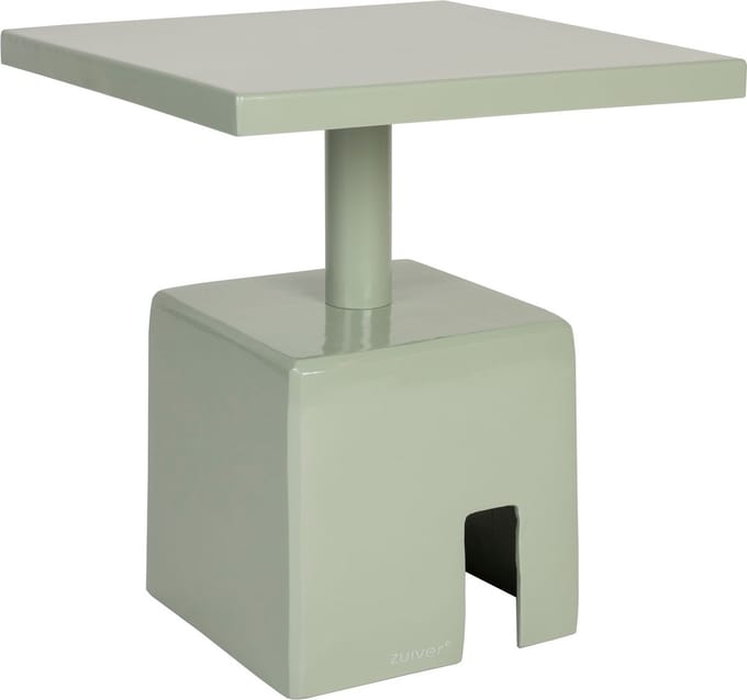 Zuiver Chubby Bijzettafel Vierkant 40x40 cm Groen