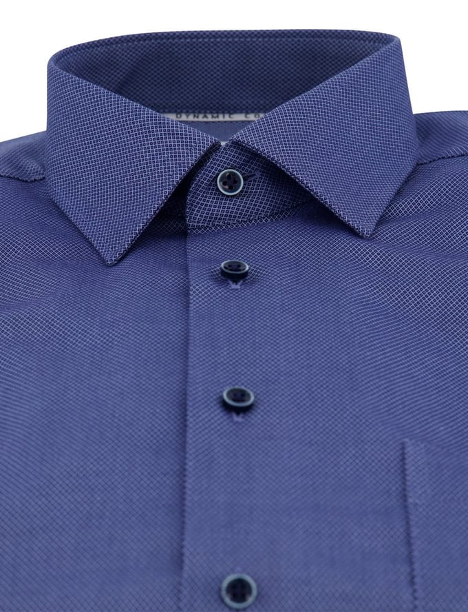 Eterna business overhemd donkerblauw