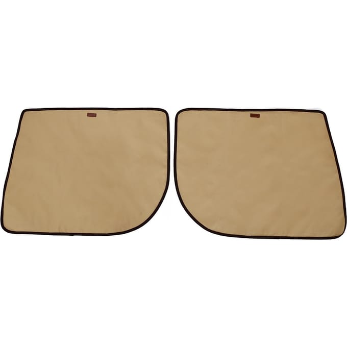 2-pack hondenautodeurbeschermer, waterdichte huisdierautodeurbeschermer, antikras, voertuigdeurbeschermer beige