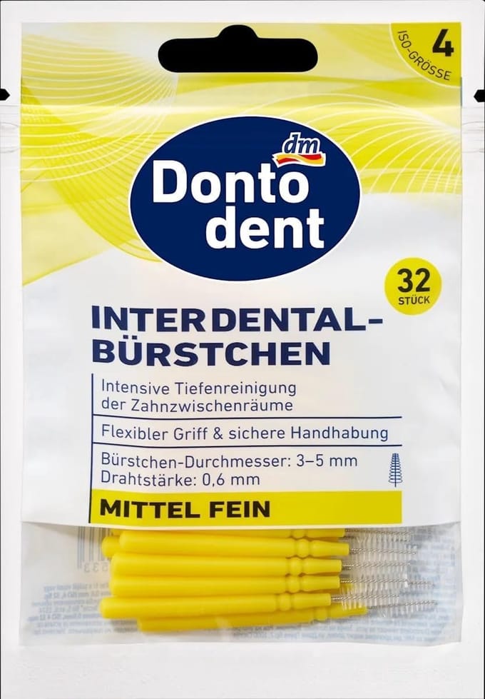 Interdentale Borstels - Tandenstokers - Mondhygiëne - Taps Toelopende Snede - ISO 4
