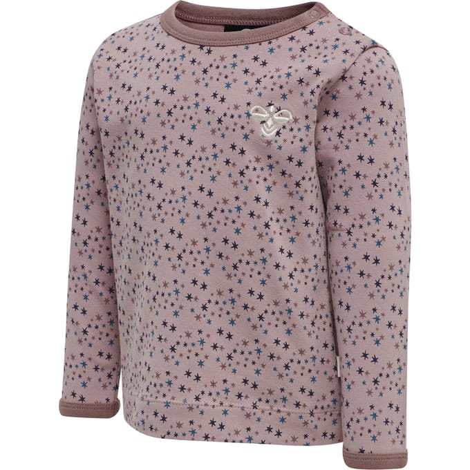 T-shirt met lange mouwen voor babymeisjes Hummel Star
