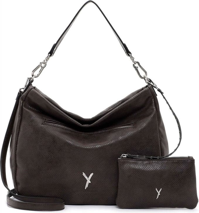 SURI FREY Schoudertas Handtas Laley Hobo Bag Brown Donkerbruin