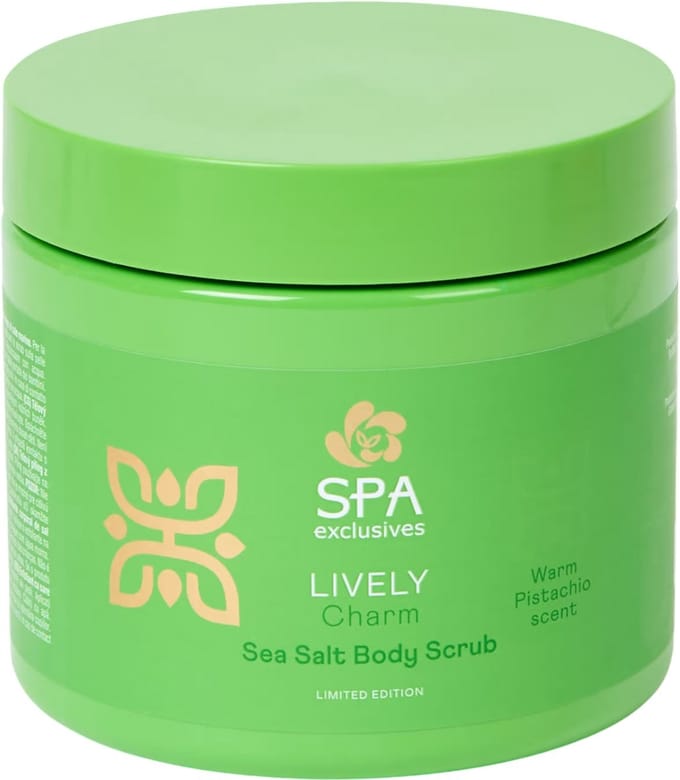 Spa Exclusives - Zeezout Body scrub - Groen - Lively - Pistache Geur