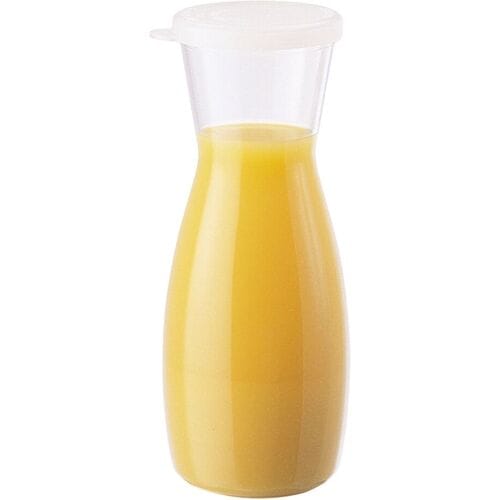 (12 stuks) CAMBRO CAMLITER® - Drankenkaraf - 0,5 liter - inclusief deksel transparant