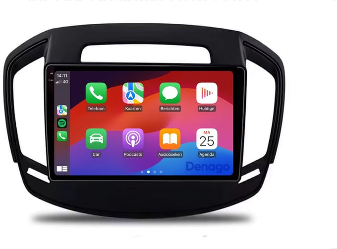 CarPlay autoradio geschikt voor Opel Insignia | 2008 t/m 2013 | Android 16 | 9 inch | Draadloos Apple CarPlay & Android Auto | 2GB + 32GB | QuadCore processor | Denago DNG-A271 | 2025 model | 2008 2009 2010 2011 2012 2013 | Bluetooth & Wifi
