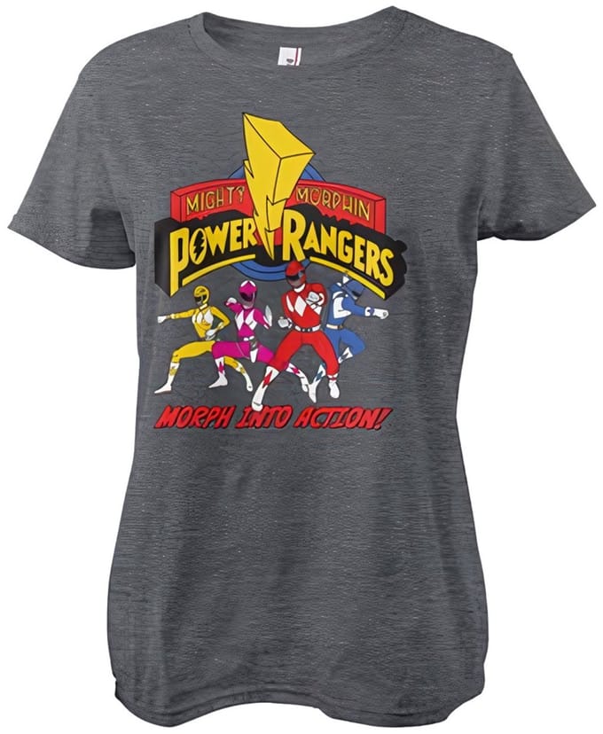 Power Rangers Dames Morph Into Action -T-shirt in meisjesstijl